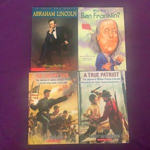 Lot of scholastic books history